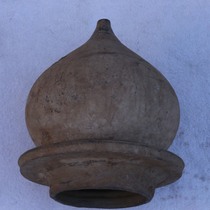 Buddha Yuan Ge Hongshan Culture period Large-size pottery Large-scale pottery cover Ancient pottery High ancient pottery White pottery Gray pottery