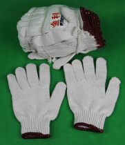 Line gloves pure cotton 600g of gloves wear resistant and thickness protection mechanical mechanical repair engineering gloves