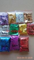 3MM star Red Star gold five-pointed star silver five-pointed star Red Star five-pointed star Glitter sequin star