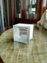Rectangular hollow glass brick misspelled shape I-shaped paving custom processing Half brick specifications 95*90*80mm