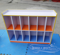 Kindergarten schoolbag cabinet fireproof board schoolbag cabinet children storage rack storage rack
