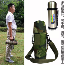 Stainless steel insulated kettle portable large capacity thermos cup thermos cup thermos bottle travel car outdoor warm pot 1 5L