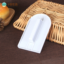  Face wiping Cake Trowel Fondant egg noodle Trowel Nougat snowflake crisp Ejiao cake Plastic plate Platen
