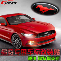  Ford Classic Fox modified car label sticker 12 Front and rear labels Steering wheel Hub cover labels Bat Labels Mustang Labels