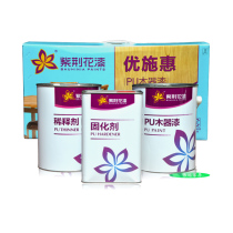 Bauhinia Ushi Hui PU paint wood paint varnish white paint PU paint oil paint wood furniture paint 9KG