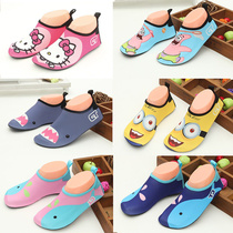 Childrens seaside non-slip men and women swimming diving shoes waterproof mother swimming shoes anti-tie foot sandals