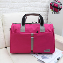 Handheld travel bag Korean short luggage bag student bag shoulder travel bag fitness bag outdoor bag
