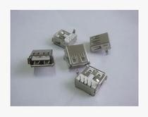 USB-A type interface female seat 90 degree curved foot curved pin A female USB socket Computer USB plug female socket