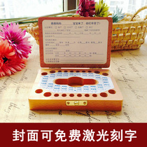 Custom baby baby tooth memorial box Girl boy save collection Childrens tooth box change tooth fetal hair