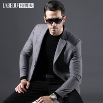LaBov Wool Single Suit Mens Coat 2021 Autumn Business Middle-aged Mens Day Top