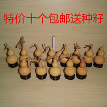 Iron clad gold to play with grass gold hand twist natural gourd pendulum pieces to play 4cm ~ 5cm gourd handicraft resounding seeds