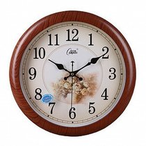 Conba quartz clock living room silent wall clock European imitation wood pastoral clock office bedroom room New Product hot sale