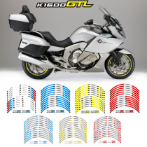 New BMW K1600GTL motorcycle modifies personalized wheel wheel lap ring waterproof reflective sticker
