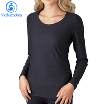 Fever underwear women long sleeve base shirt Women autumn and winter New slim big round neck thin antistatic warm leggings