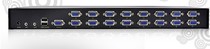 16-way USBVGA video mouse switch 16 hosts share a display a mouse key super