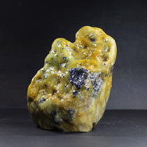 Shi Junzhai Qingtian stone carving boutique Blue Star closed door original stone uncarved beauty collection viewing gift