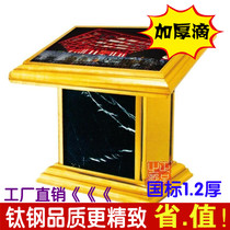 Stainless steel horizontal light box floor light box sign hotel lobby floor index luminous Guide 3m light box