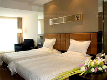 Business hotel apartment furniture hotel soft bag bed plate table writing desk high and low table TV cabinet desk computer desk