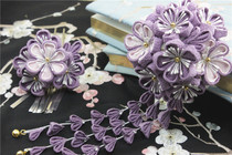 Japanese Japanese fine flower clothes hair hair Japanese style Japanese female handwriting and wind hair decoration cos