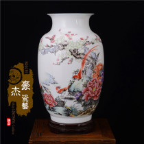 Jingdezhen ceramic vase Famous pastel modern Chinese living room creative home new house decoration ornaments Gift