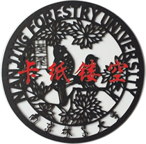 Cardboard sheet laser engraving hollow color handmade hard cardboard cutting customization