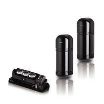 Three-beam wireless infrared radiation perimeter alarm Wall alarm wireless counter-shooting