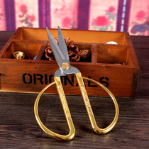 Tree treasure way wedding wedding supplies wedding scissors mens family top Dragon Phoenix gold scissors return gold scissors