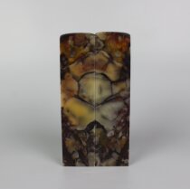 Purple Sandstone Freeze Pairs Seal Fine Natural Jade Gold Stone Seal Engraving Pure Handmade Art Collection Calligraphy Painting Home