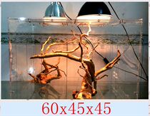 Acrylic large reptile box 60x45x45 green hyena feeding box Large snake box climbing box Super large climbing pet box