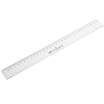 Deli effective 6230 ruler 30cm ruler plastic ruler students ruler 30cm ruler