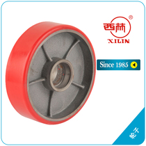 Xilin forklift accessories nylon wheels polyurethane Pu wheel manual truck hydraulic cattle tray car