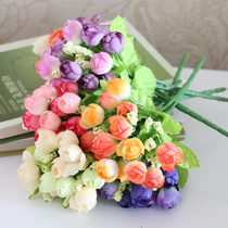 Cloth Art Bouquet Indoor Emulation Fake Flowers Small Foam Han Style Decorative Floral Inserts Flowers dry floral bouquet Flower Single only