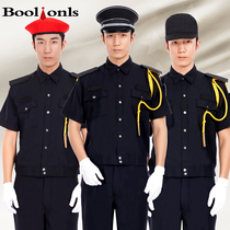 Security suit Summer suit Short-sleeved security suit suit Summer uniform Image gang uniform Hotel community property doorman