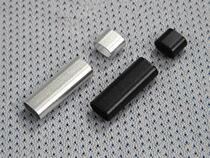 New metal aluminum oval hole headphone line splitter slider Flat line splitter Flat line splitter slider