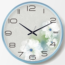 Madding fashion wall clock Living room office simple mute clock wall watch creative quartz clock perpetual calendar D636