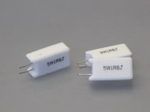 In-line vertical cement resistor RX27 5W 1 8R 1 8 ohms 5%