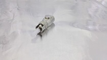 ST Silver Round Bare Fiber Flange Temporary Connection Adapter OTDR Test Bare fiber Coupler Fixture