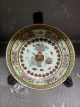 Jingdezhen Cultural Revolution Factory goods 567 porcelain pastel Bogu vase Old porcelain plate series Tea set tableware Porcelain cup Porcelain pot