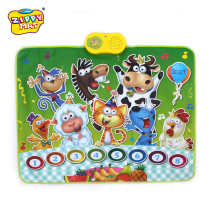 zippymat Children and infants Early education puzzle Parent-child electronic blanket Animal carnival music Crawling blanket pad toy