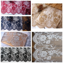 3 m long eyelash lace accessories diy scarf clothing table cloth sex underwear embroidery fabric fabric