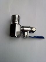  4 turn 2 separate closing ball valve plus 3-way stainless steel with switch type straight water dispenser Water purifier Filter accessories