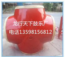 Factory promotion four-sided drum red drum cowhide drum war drum 60*80 cm send a pair of drum sticks Welcome to order