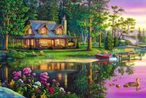 Adult 1000 Pieces Wood Jigsaw Puzzle 1500 Childrens Puzzle Toy Fun Gift Landscape Oil Painting Hominin 01