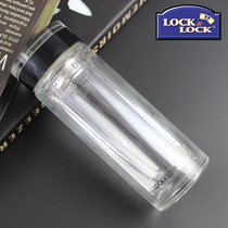 Lotto buckle water cup double heat-resistant glass thickened insulation tea cup with filter screen glass cup
