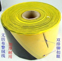 Warning belt non-woven police wool construction floor warning belt skirting line police wool 20cm*200