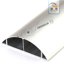 10 10 Number of countries Peutethick aluminum alloy trunking ground trench floor grooves Ground pressure groove Semicircle Trunking Arc Trunking