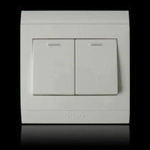 TCL Rogrand switch socket panel Meilunshan series two open dual control switch with anti-counterfeiting