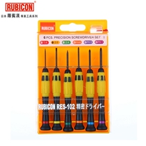 RUBICON Robin Hood RES-102 6 PCs Precision Screwdriver Watch Batch