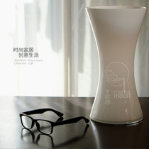 (Thousand Mu En special price) artificial blown colored crystal glass vase IKEA life Monroe bottle countertop vase