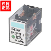 Imported relay Korea KACON KACON with surge protection HR705-4PLD 24VDC with light
